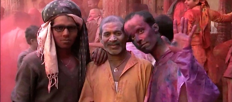 Holi festival à vrindavan