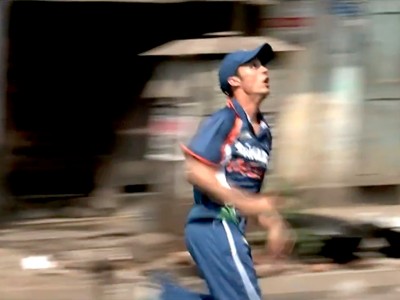 cricket dans les rue de Calcutta